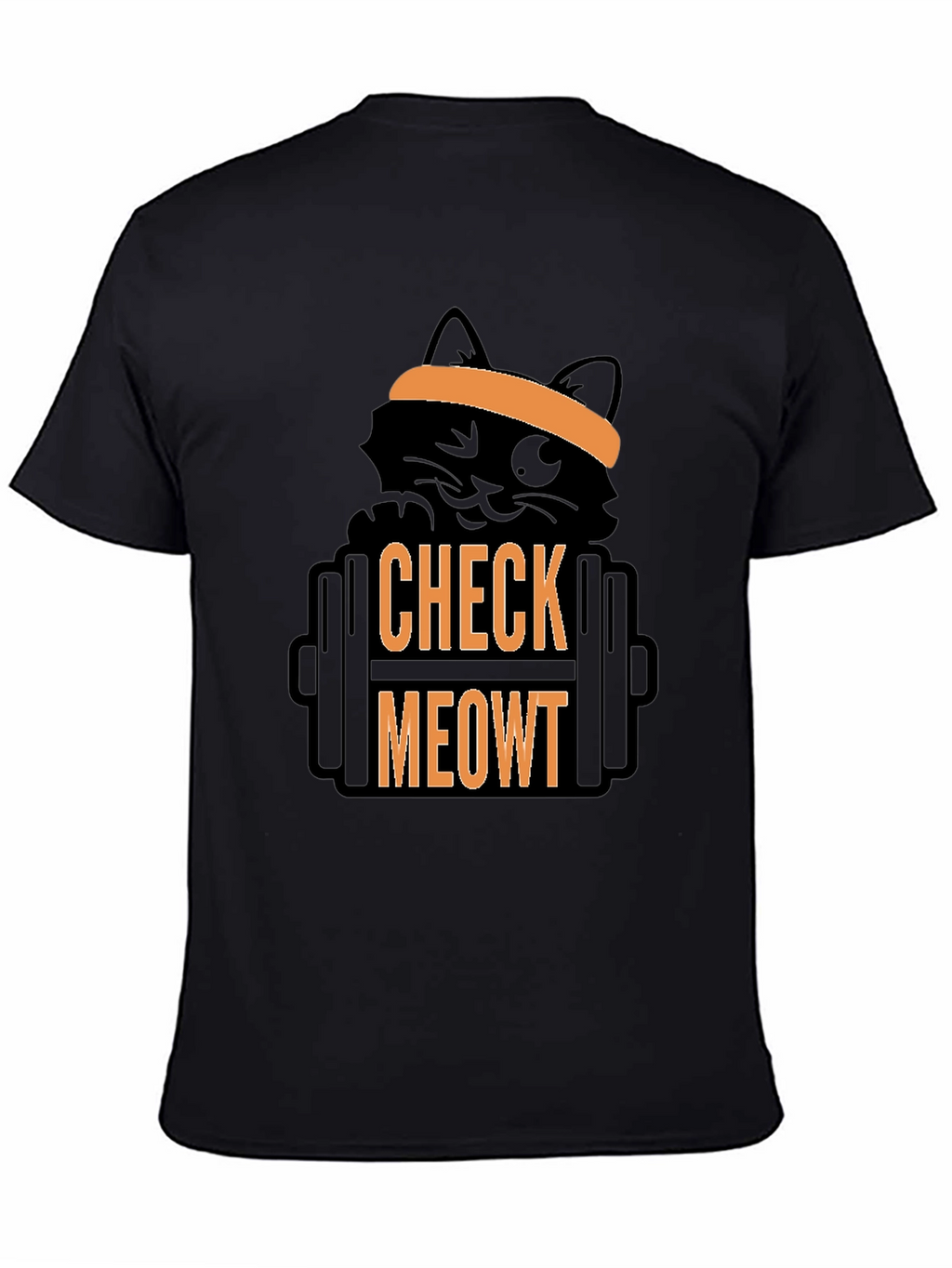 Check Meowt T-Shirt - Gym Cat Workout Tee