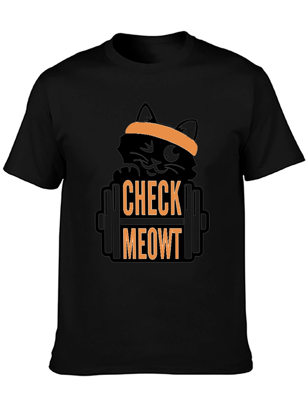 Check Meowt T-Shirt - Gym Cat Workout Tee