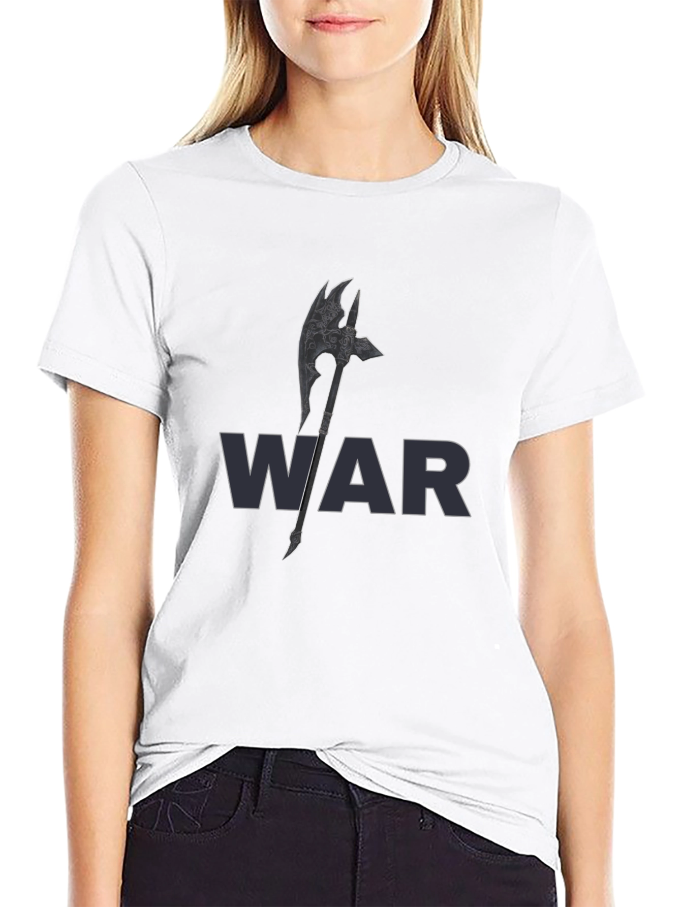 War Axe Graphic Tee - Mens Black T-Shirt