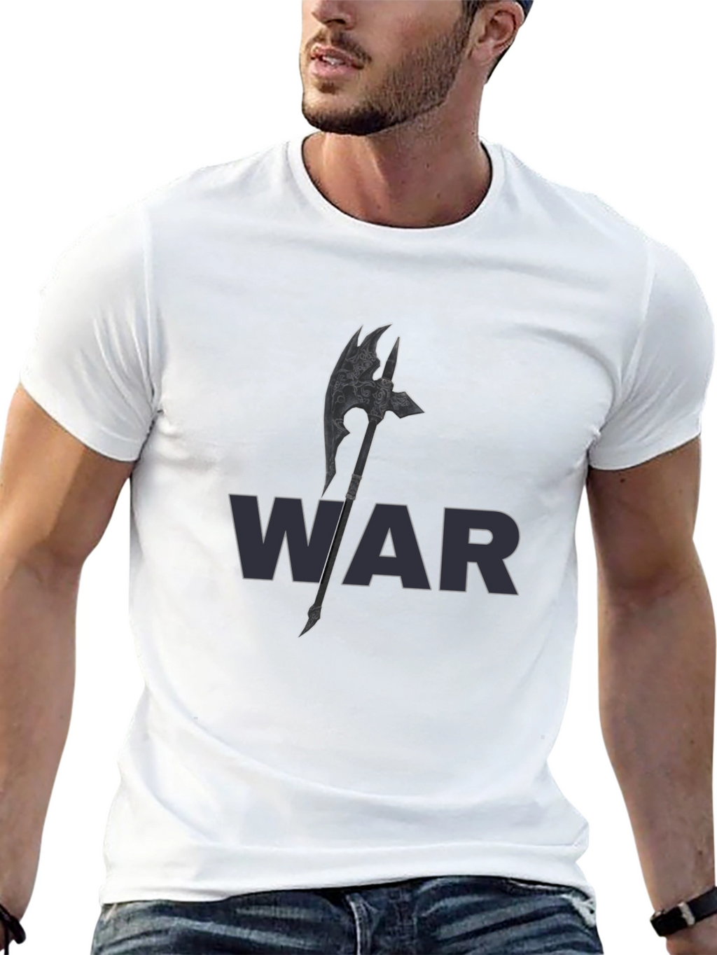 War Axe Graphic Tee - Mens Black T-Shirt