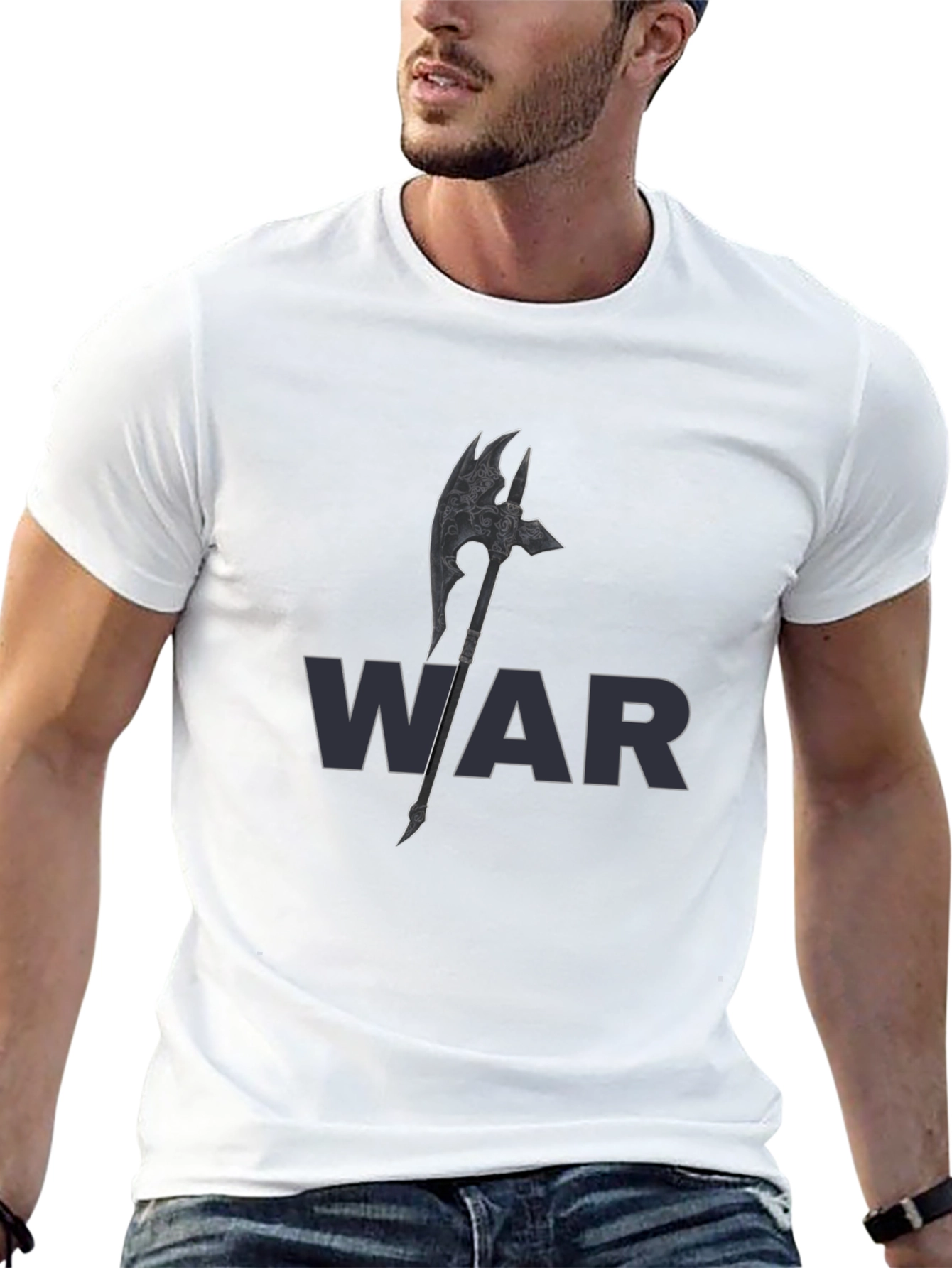 War Axe Graphic Tee - Mens Black T-Shirt