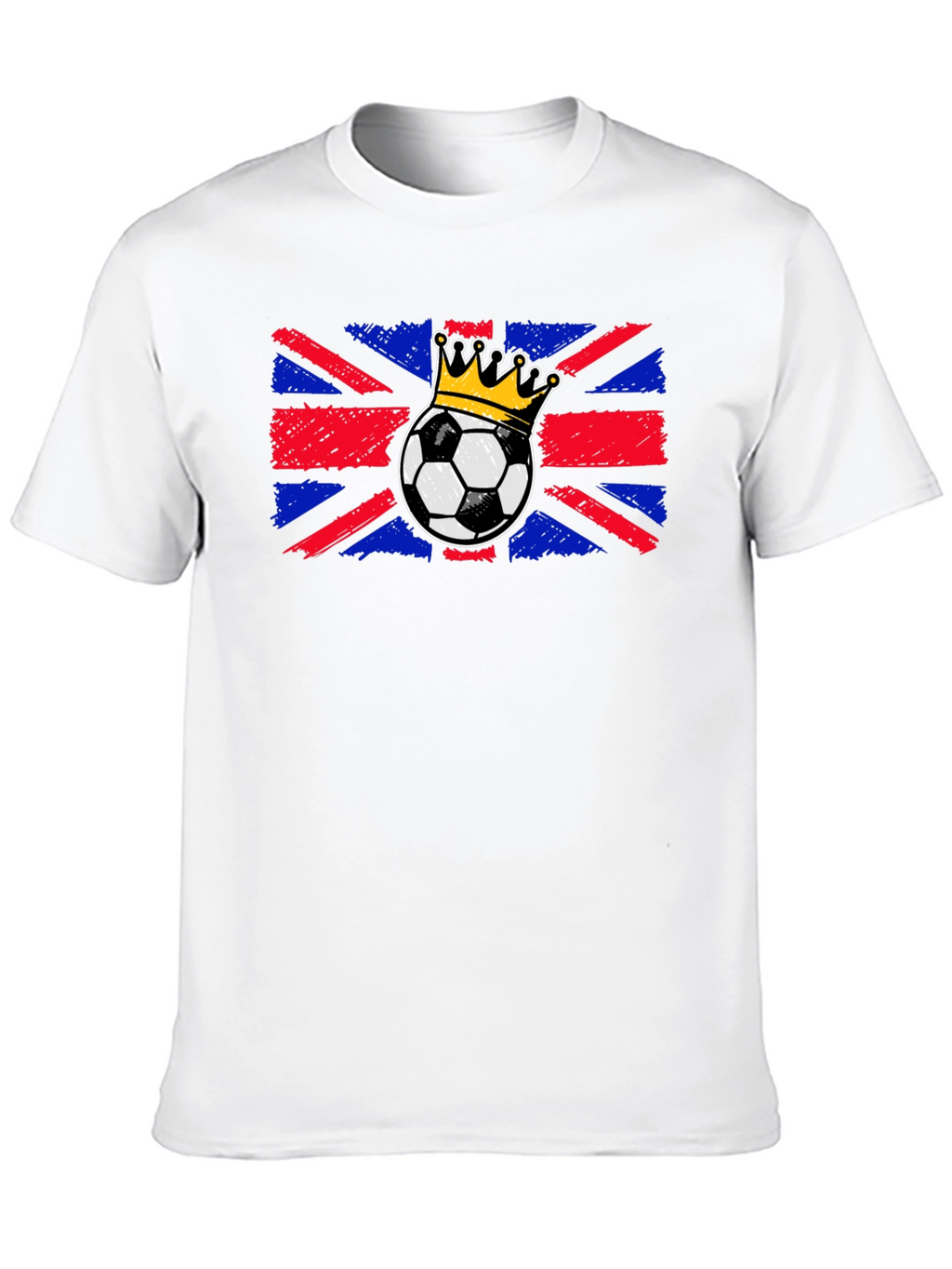 Union Jack Soccer Crown T-Shirt