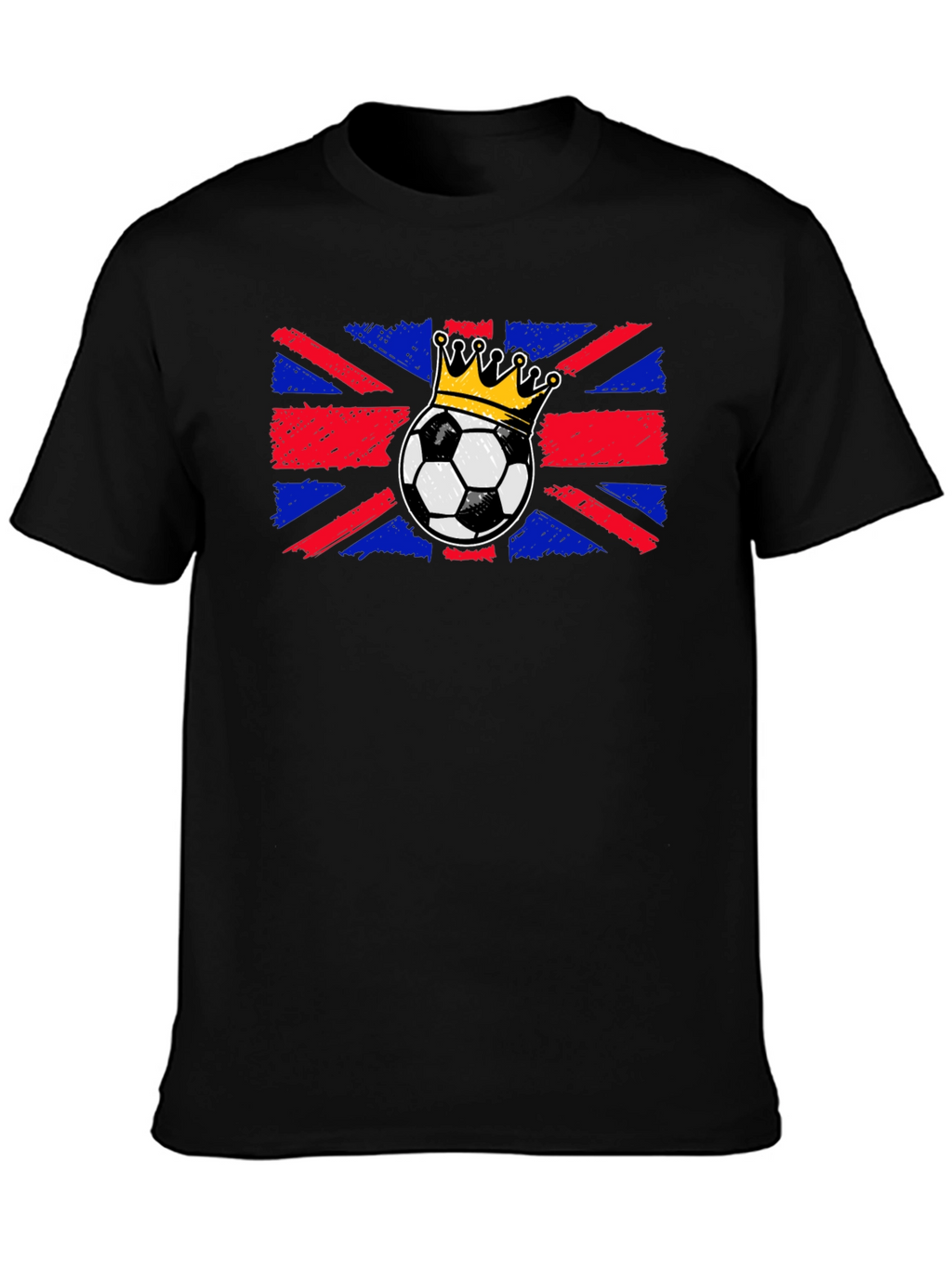 Union Jack Soccer Crown T-Shirt