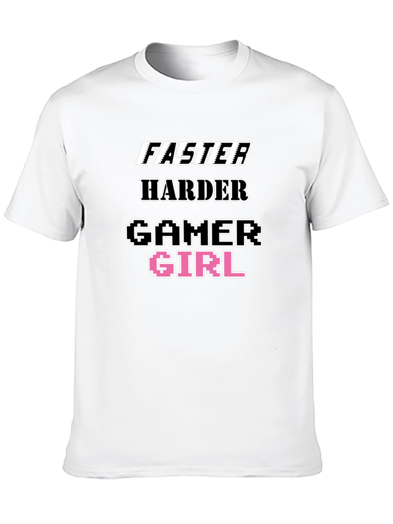Faster Harder Gamer Girl Tee
