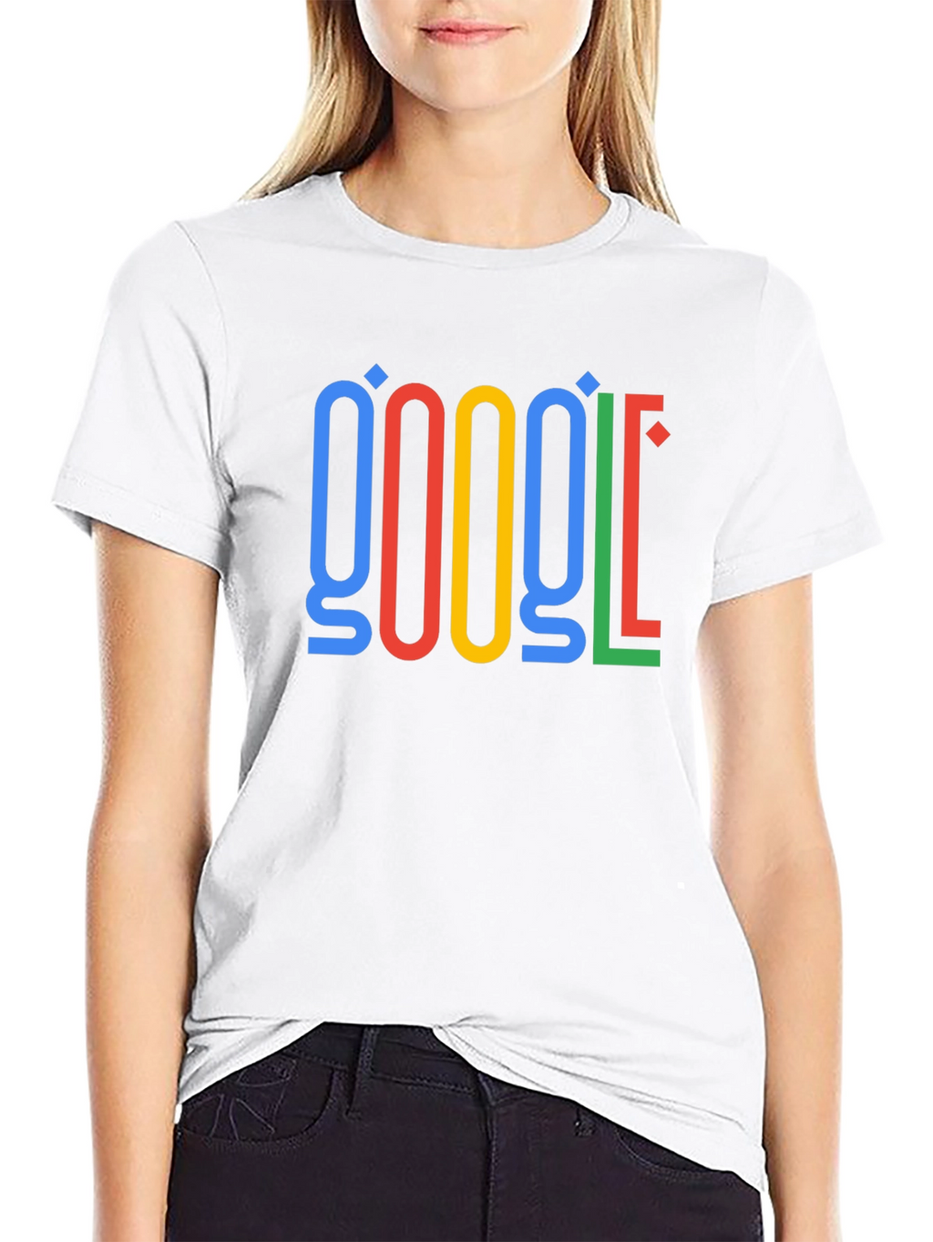Google Logo T-Shirt - Mens Black Tee