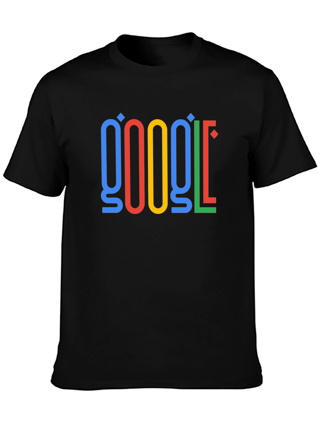 Google Logo T-Shirt - Mens Black Tee