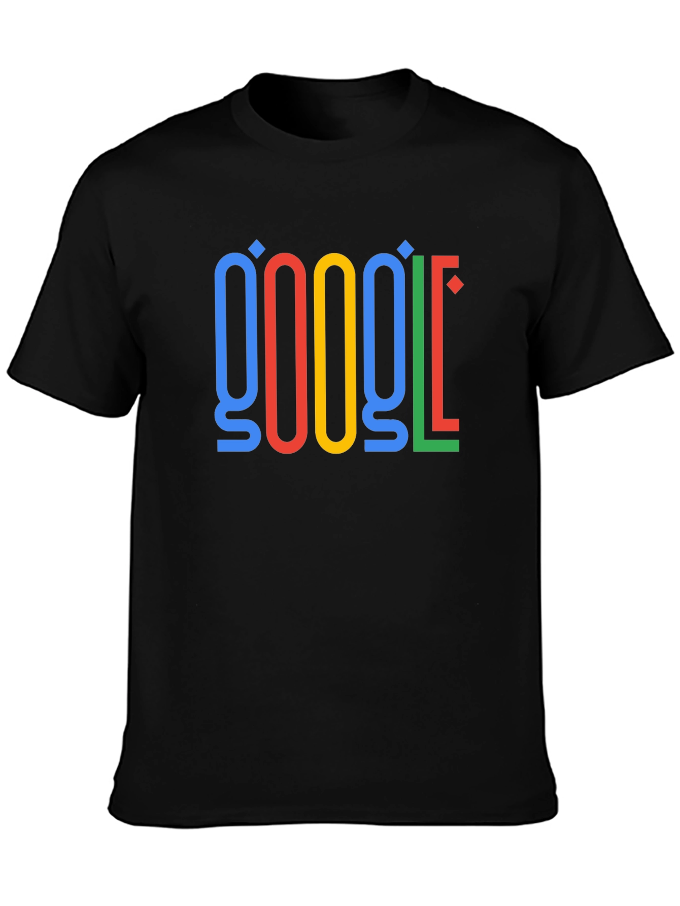 Google Logo T-Shirt - Mens Black Tee