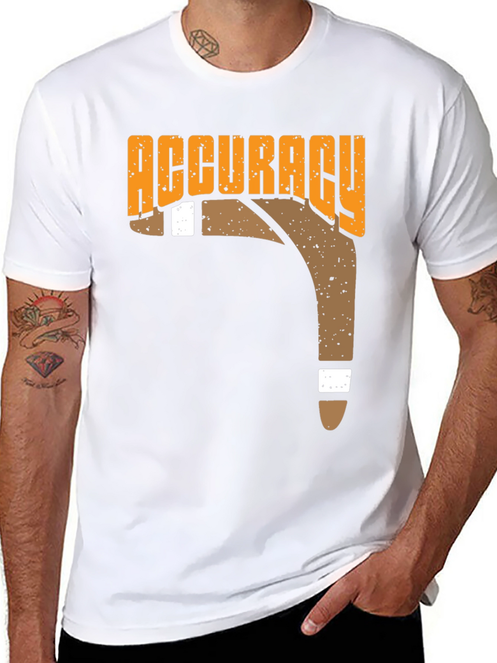 Accuracy Boomerang T-Shirt Black Casual Tee