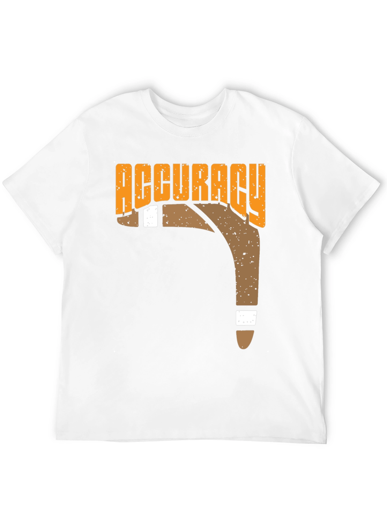Accuracy Boomerang T-Shirt Black Casual Tee