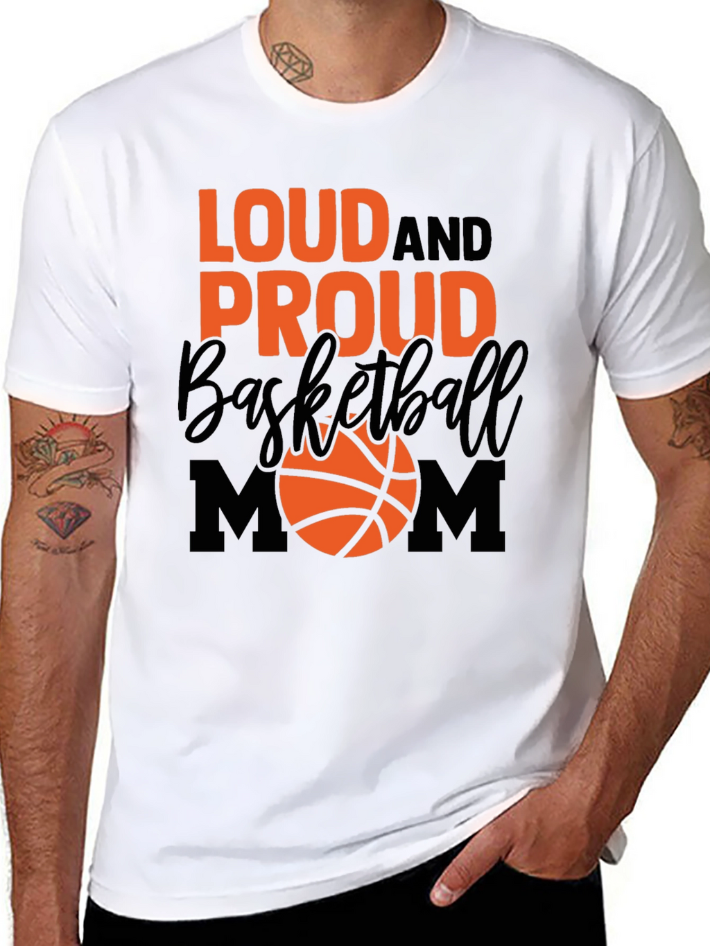 Loud and Proud Basketball Mom T-Shirt