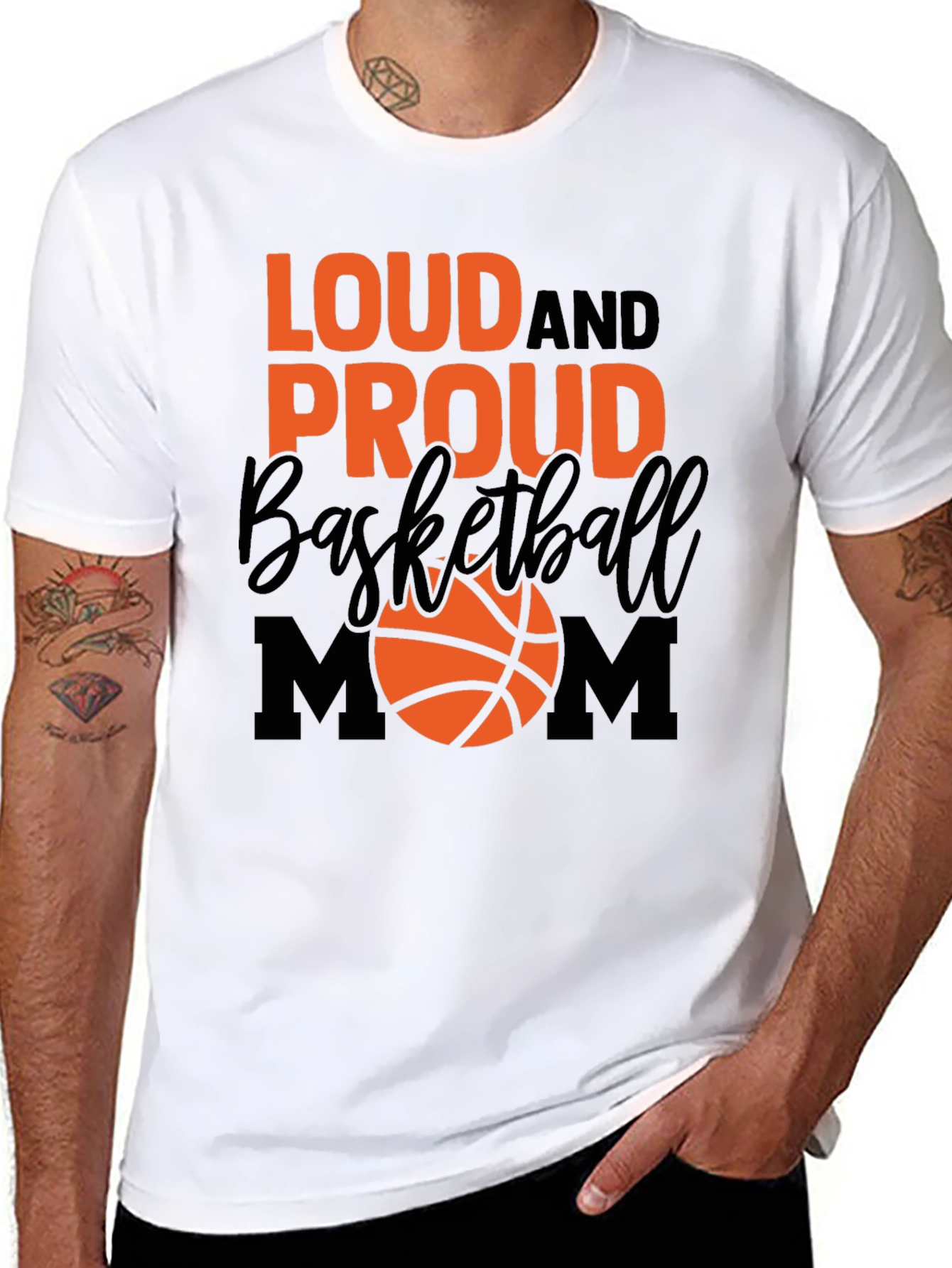 Loud and Proud Basketball Mom T-Shirt