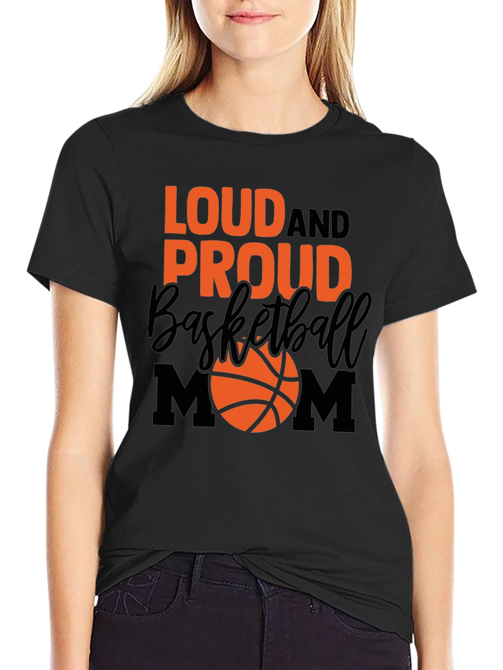 Loud and Proud Basketball Mom T-Shirt