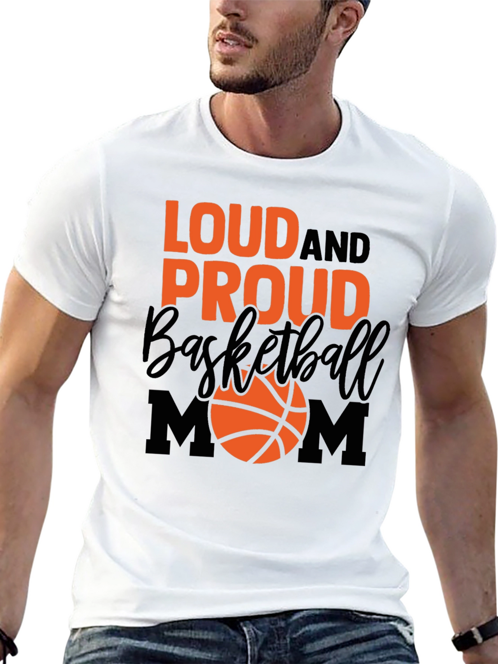 Loud and Proud Basketball Mom T-Shirt