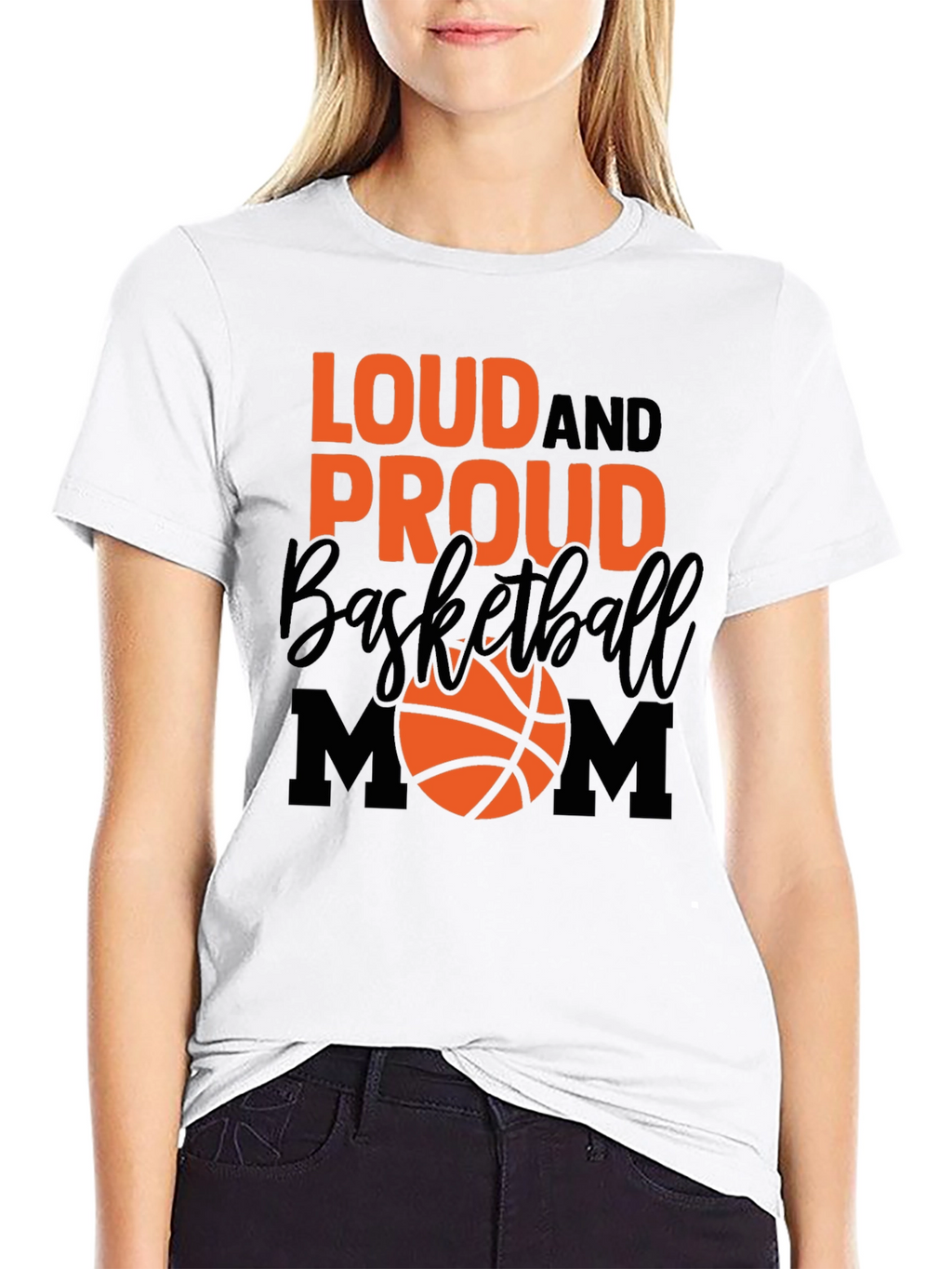 Loud and Proud Basketball Mom T-Shirt