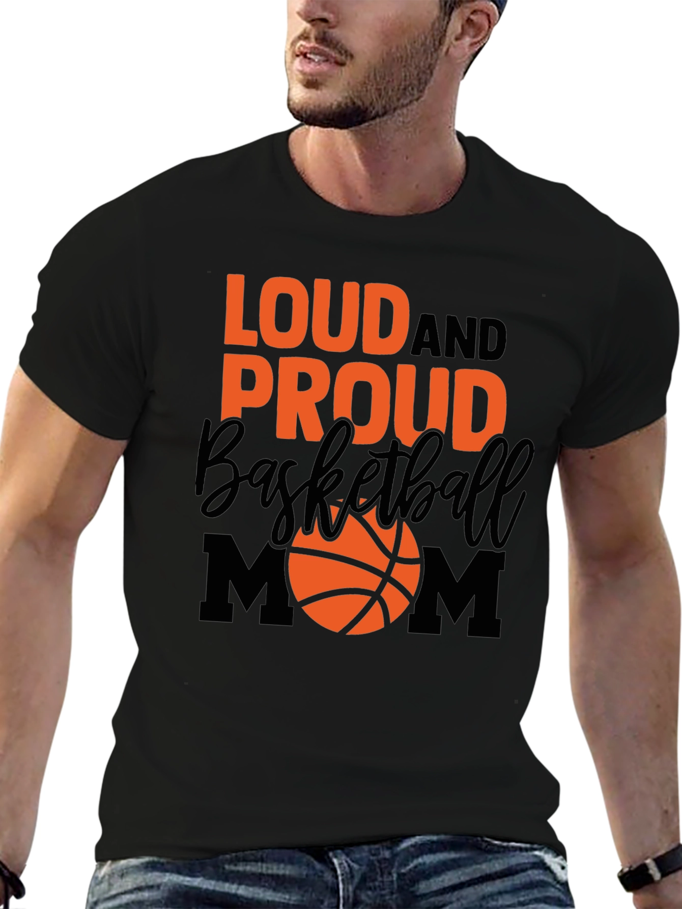 Loud and Proud Basketball Mom T-Shirt