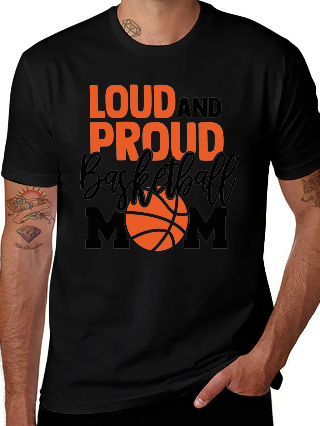 Loud and Proud Basketball Mom T-Shirt
