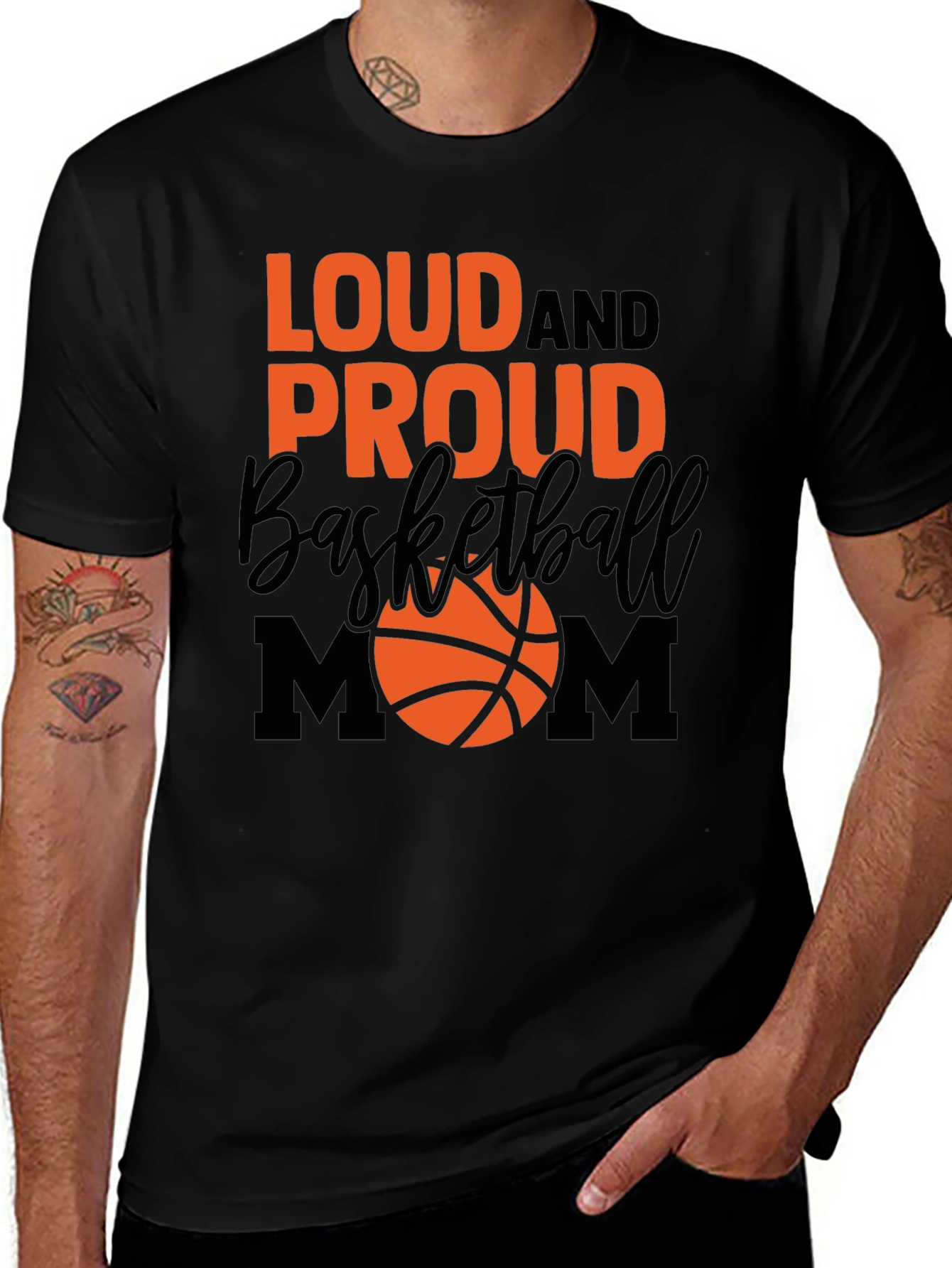 Loud and Proud Basketball Mom T-Shirt