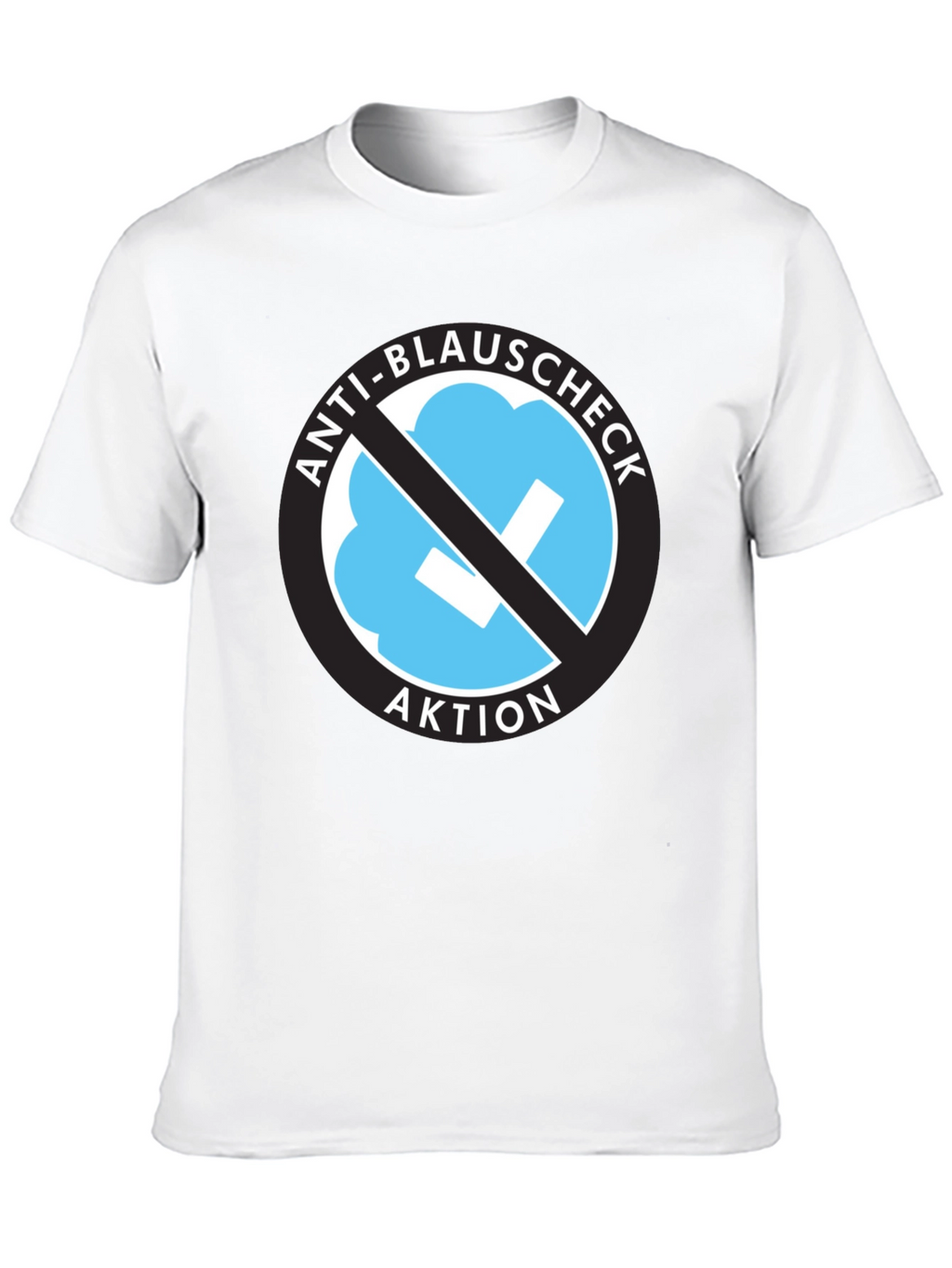 Anti-Blauschcheck Aktion Black T-Shirt