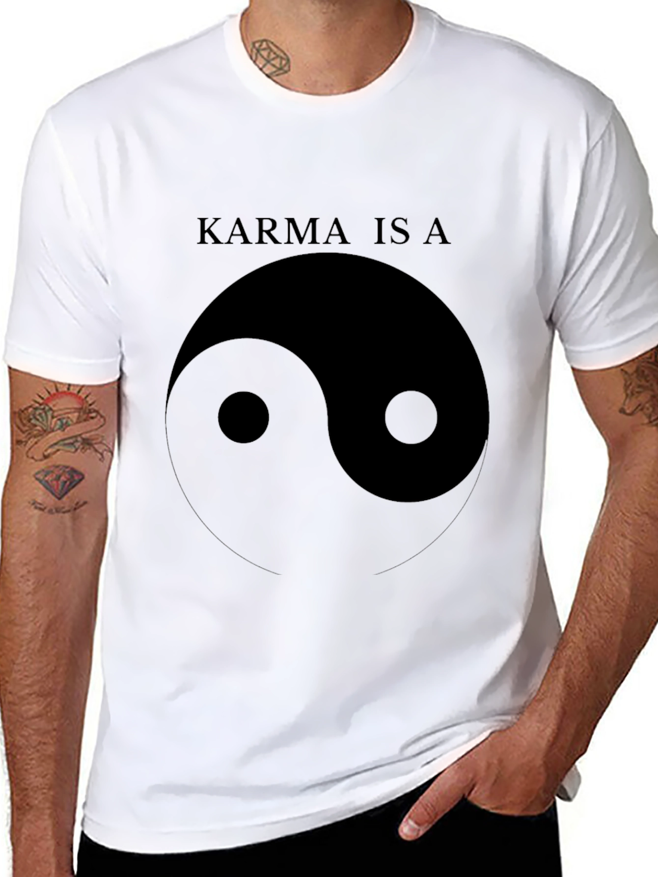 Karma Yin Yang T-Shirt - Balance & Style