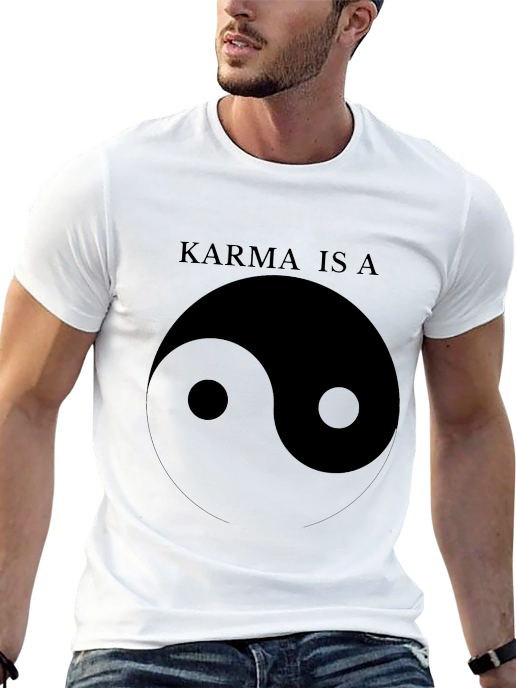 Karma Yin Yang T-Shirt - Balance & Style