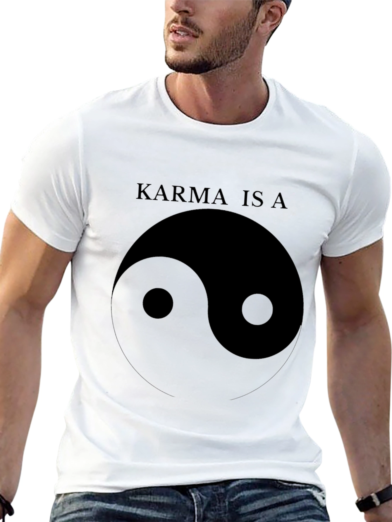 Karma Yin Yang T-Shirt - Balance & Style