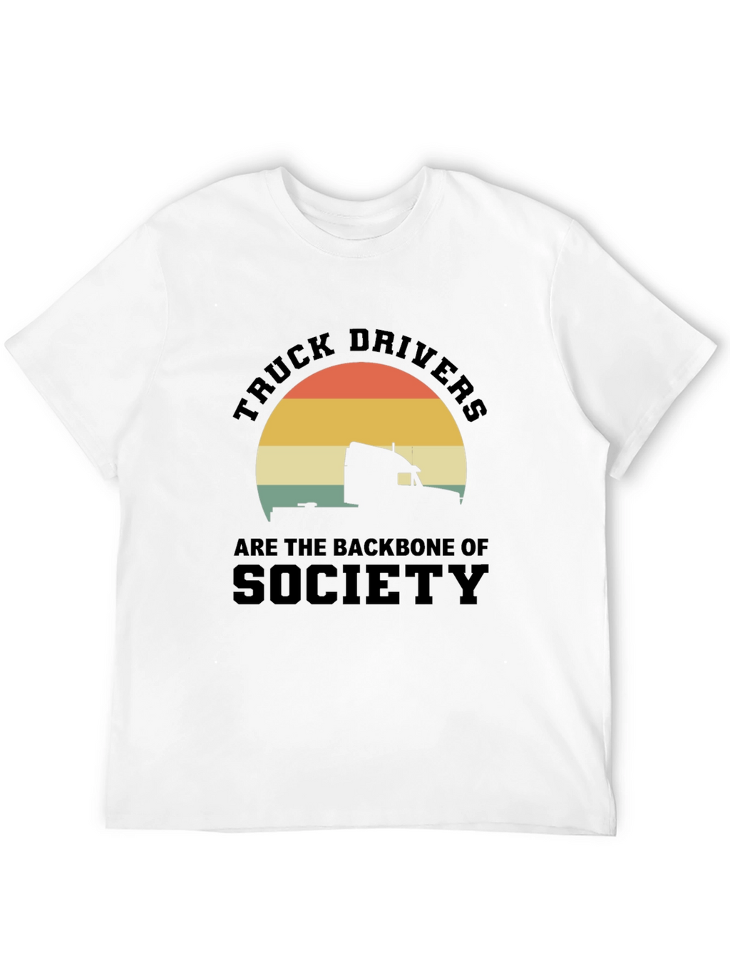 Truck Driver Backbone T-Shirt