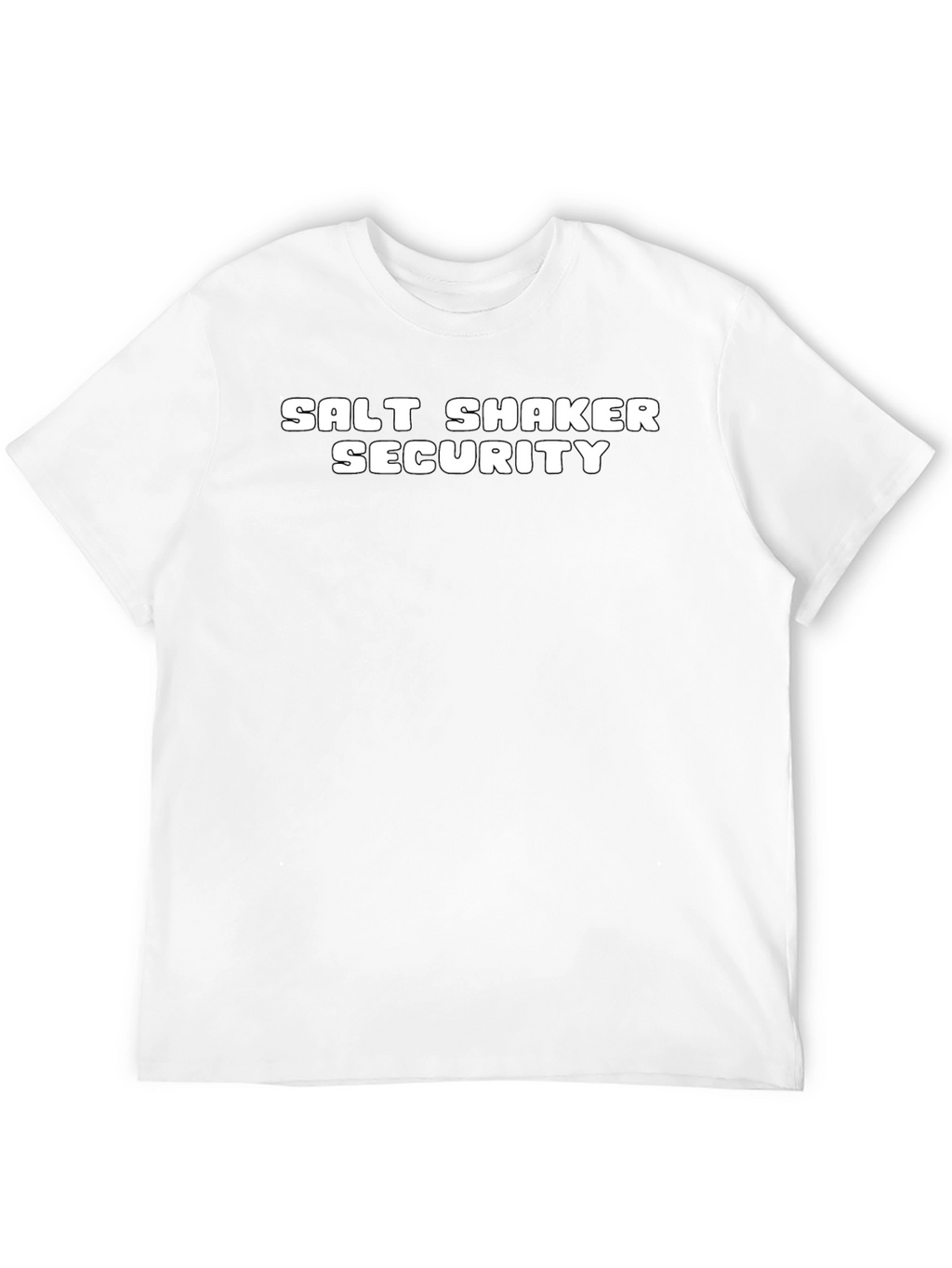 Salt Shaker Security T-Shirt - Novelty Graphic Tee