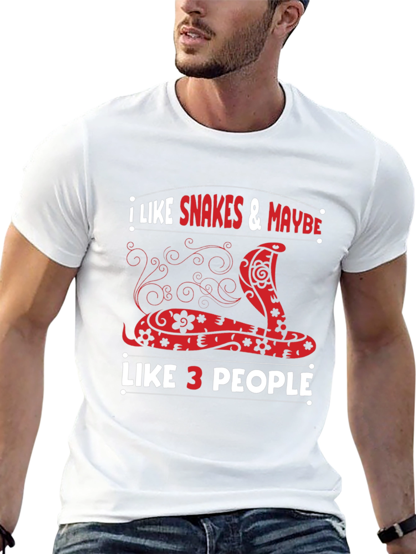 I Like Snakes and Maybe Like 3 People T-Shirt