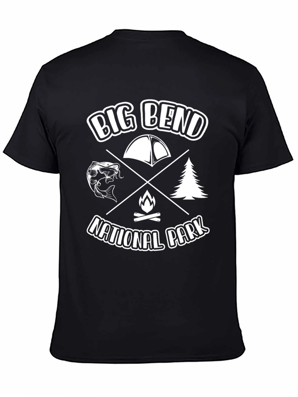 Big Bend National Park Black Graphic Tee