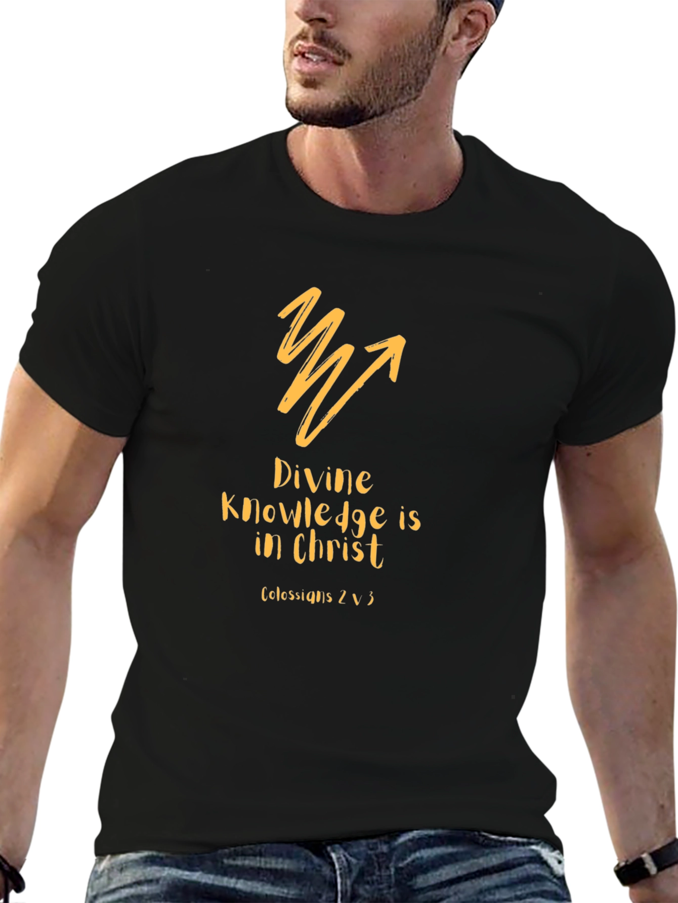 Divine Knowledge Christian T-Shirt - Black