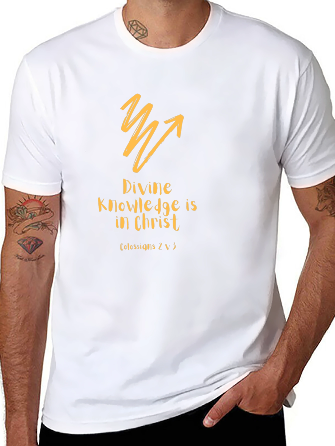 Divine Knowledge Christian T-Shirt - Black