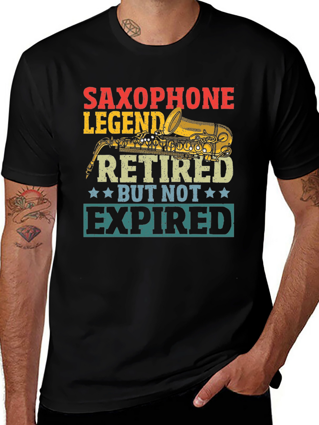 Saxophone Legend Retired T-Shirt