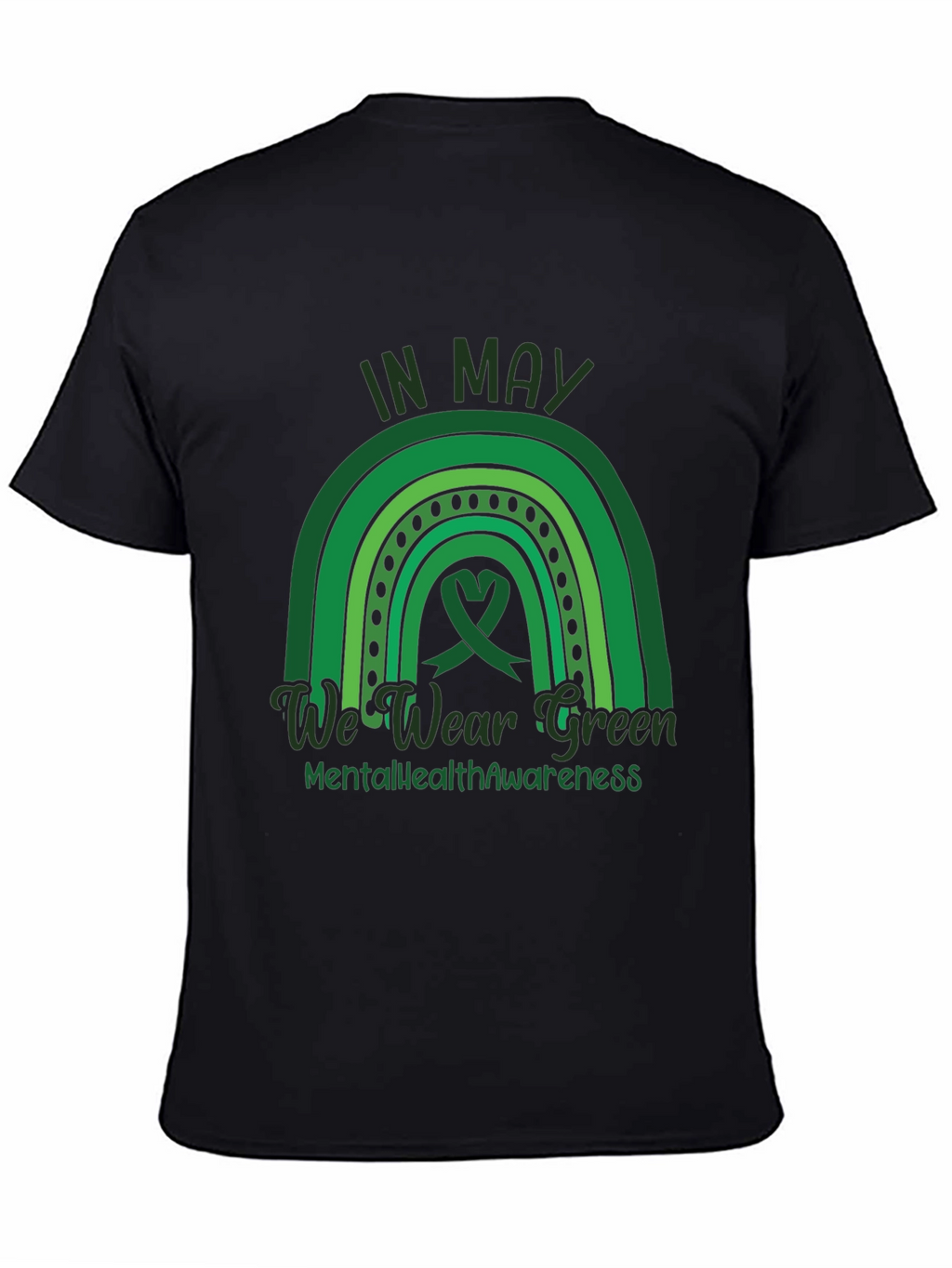 In May We Wear Green Mental Health Awareness T-Shirt