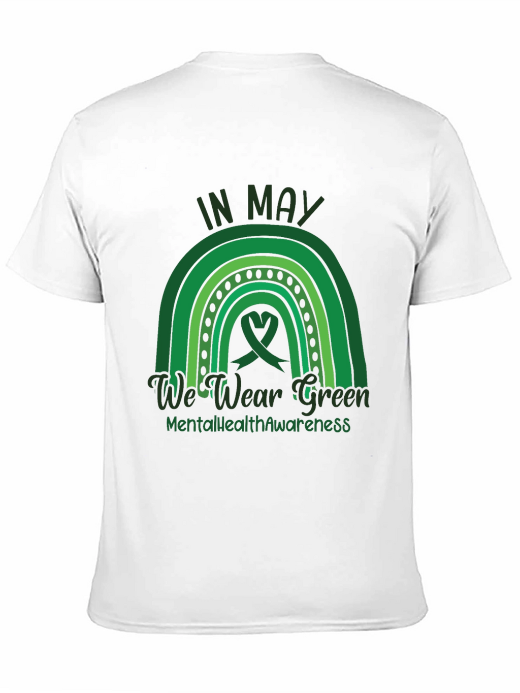 In May We Wear Green Mental Health Awareness T-Shirt
