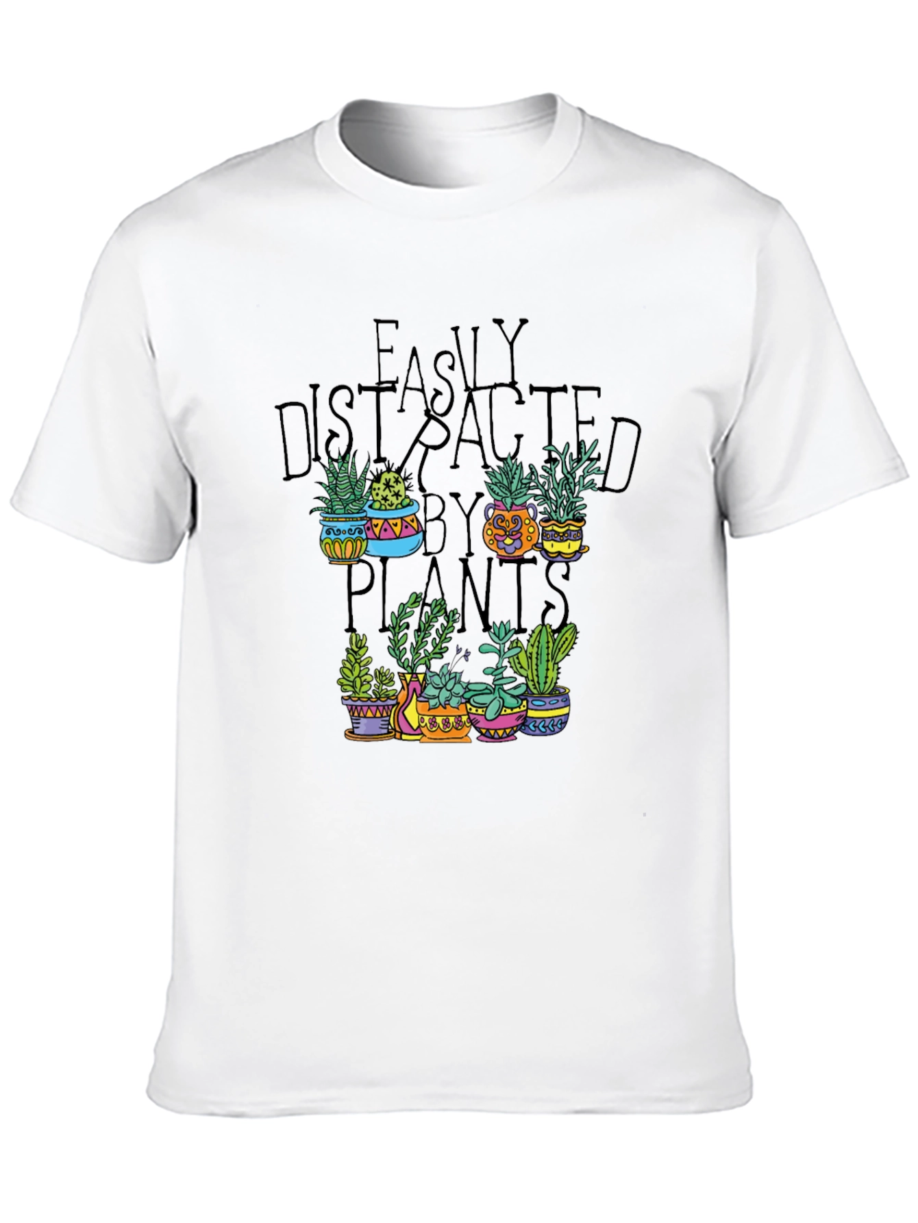 Easily Distracted By Plants Graphic T-Shirt