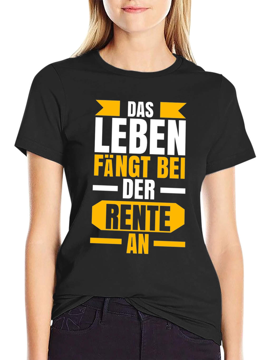Life Begins at Retirement Black Graphic Tee
