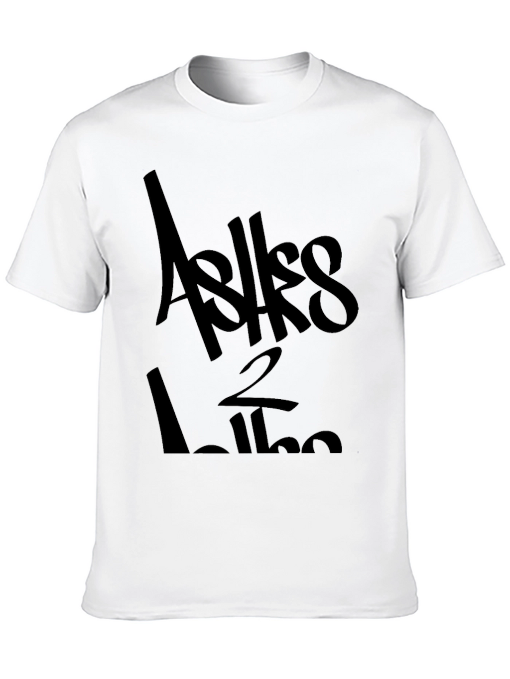 Asks 2 Like Black Graphic Tee