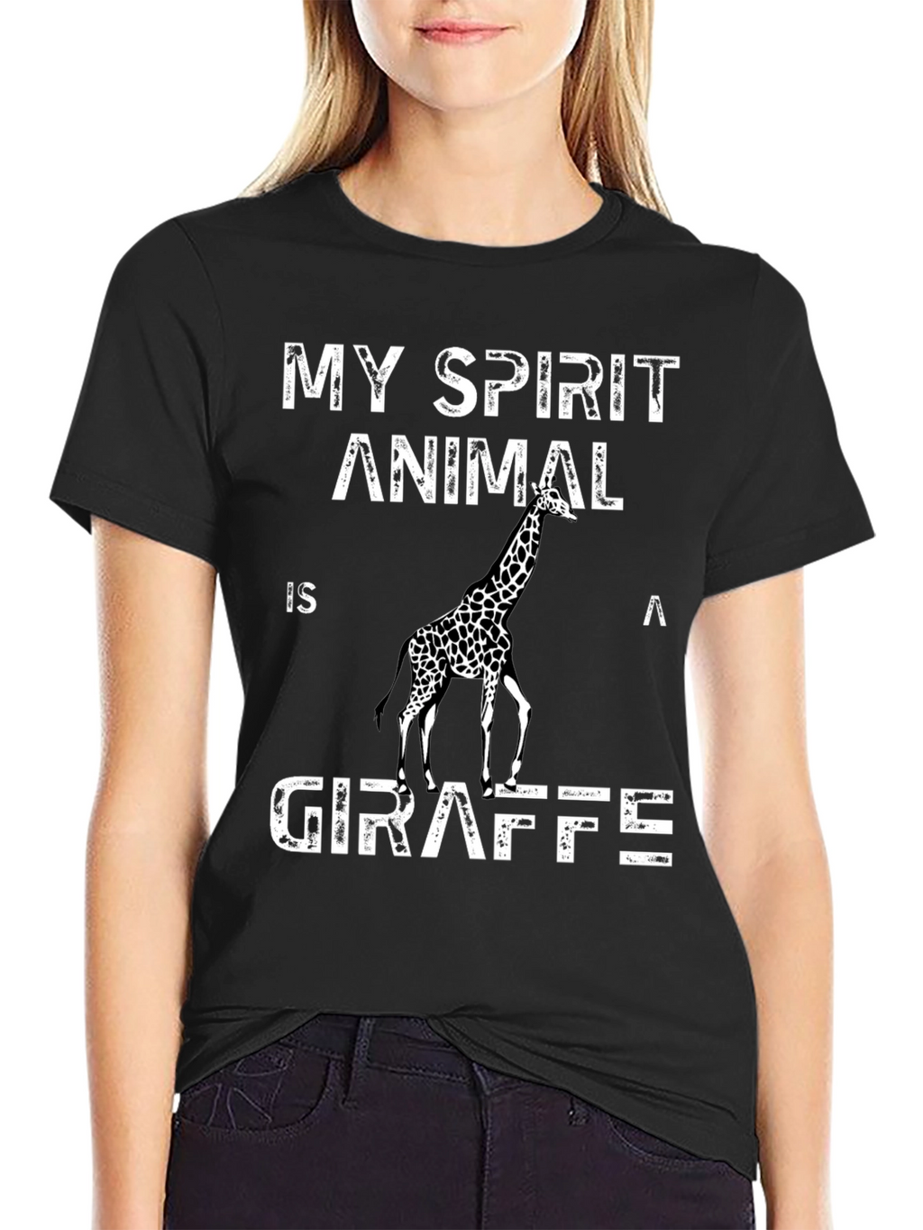 My Spirit Animal Giraffe Graphic Tee