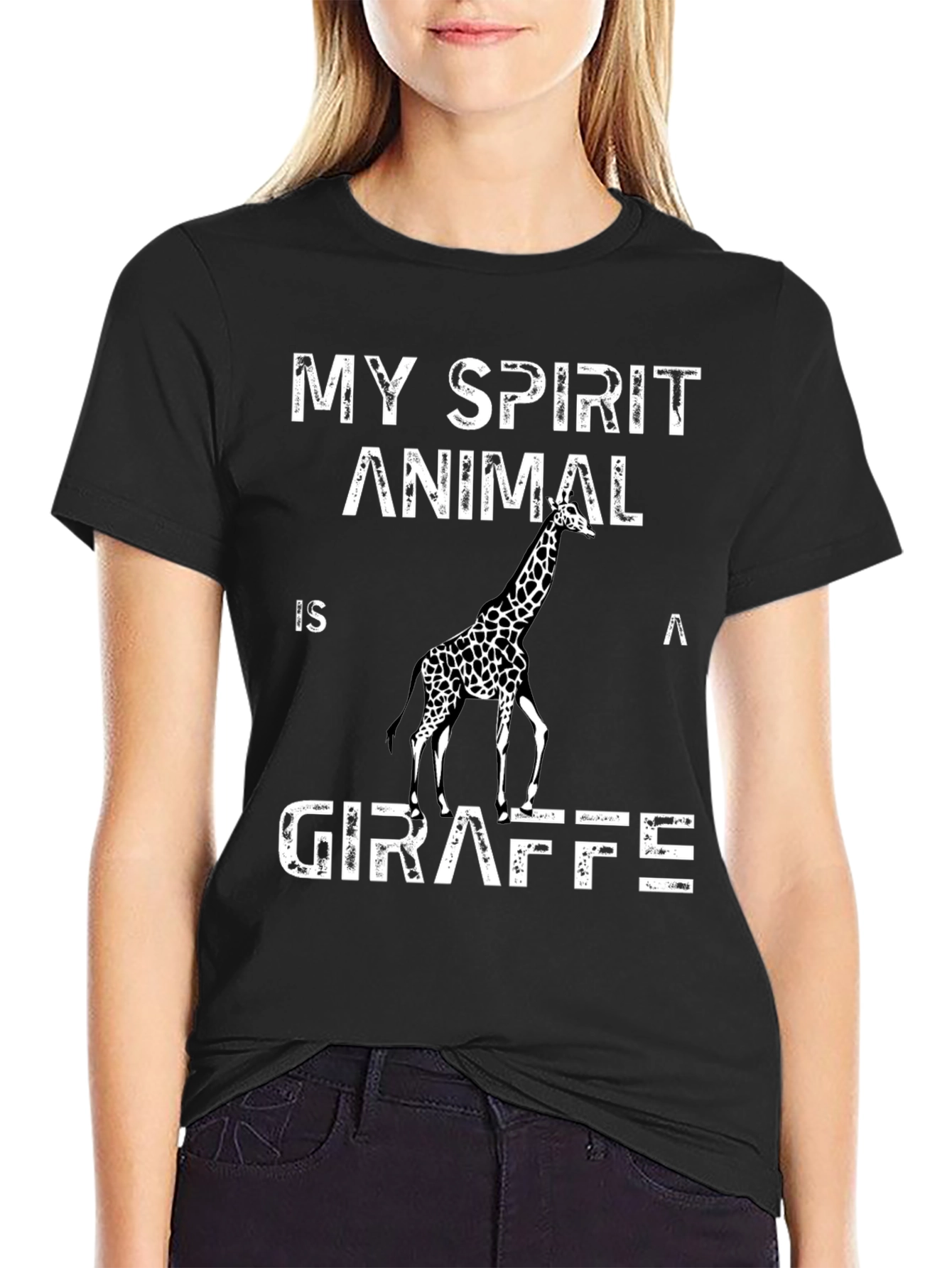My Spirit Animal Giraffe Graphic Tee