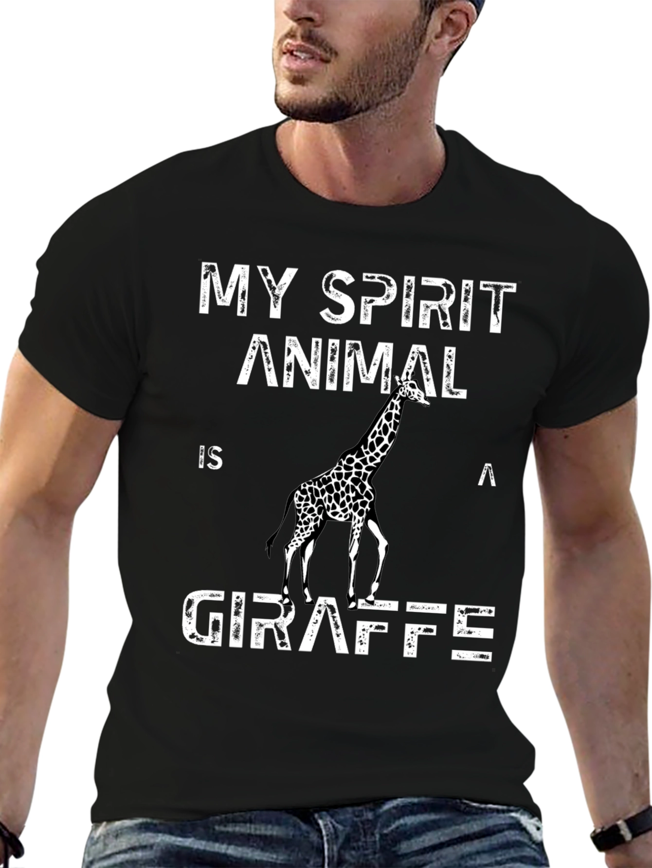 My Spirit Animal Giraffe Graphic Tee
