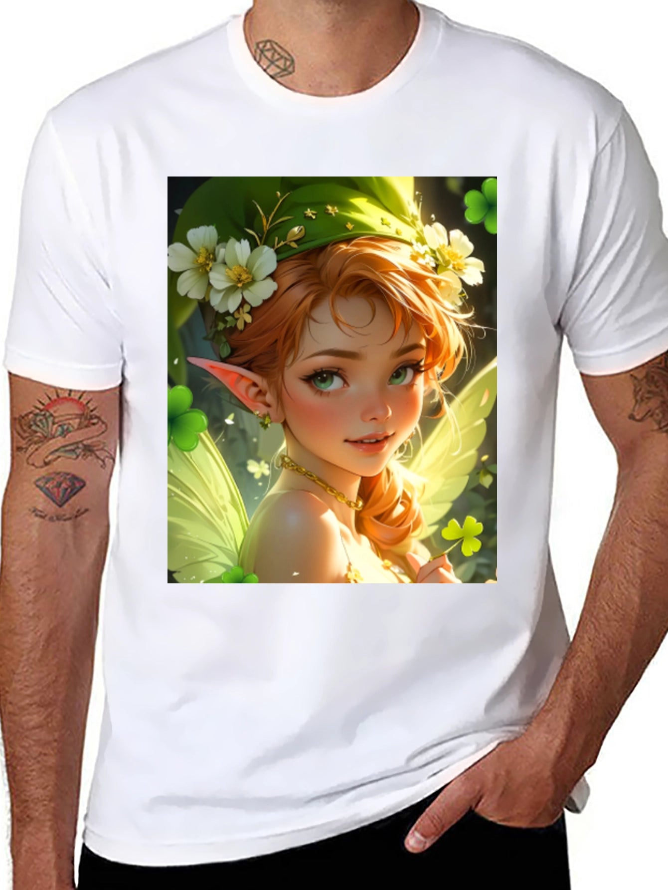 St. Patricks Day Fairycore Graphic Tee