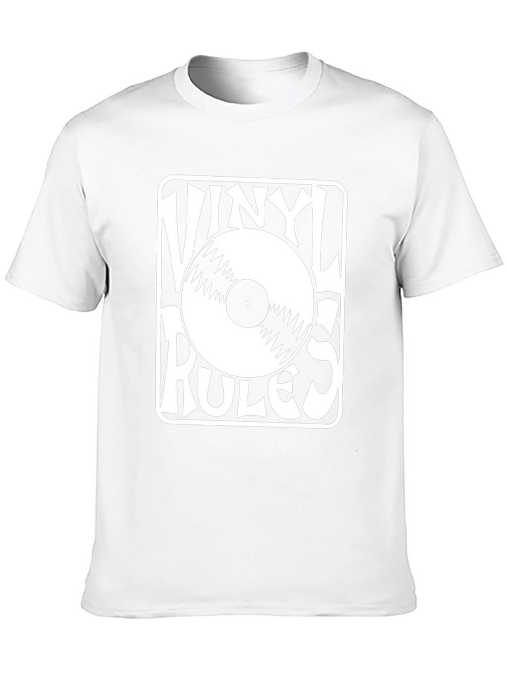 Vinyl Rules T-Shirt - Retro Music Lover Tee