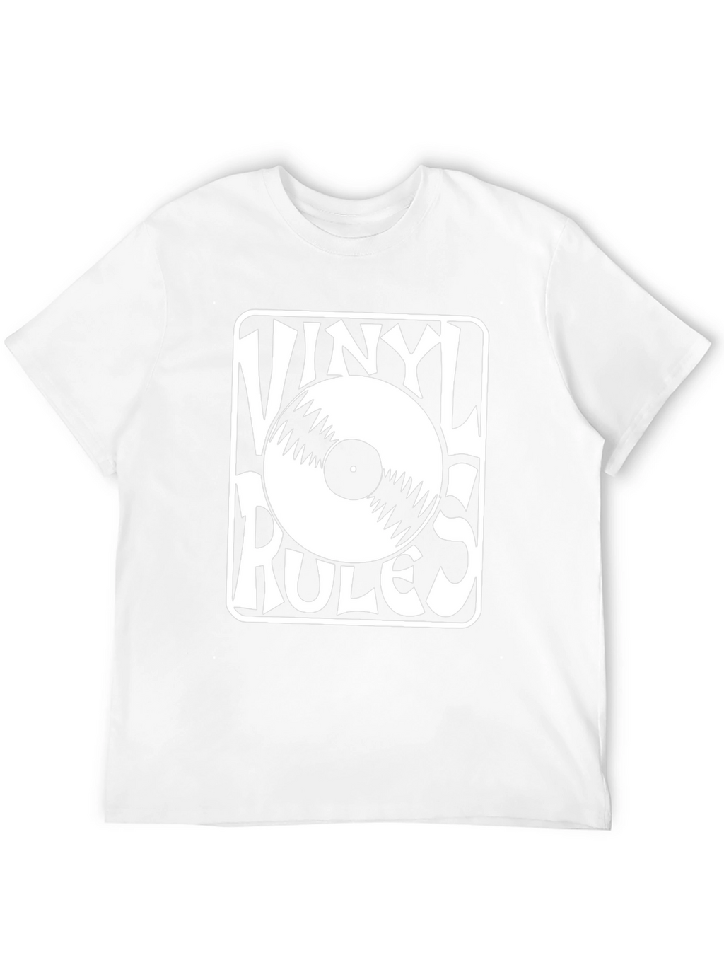 Vinyl Rules T-Shirt - Retro Music Lover Tee