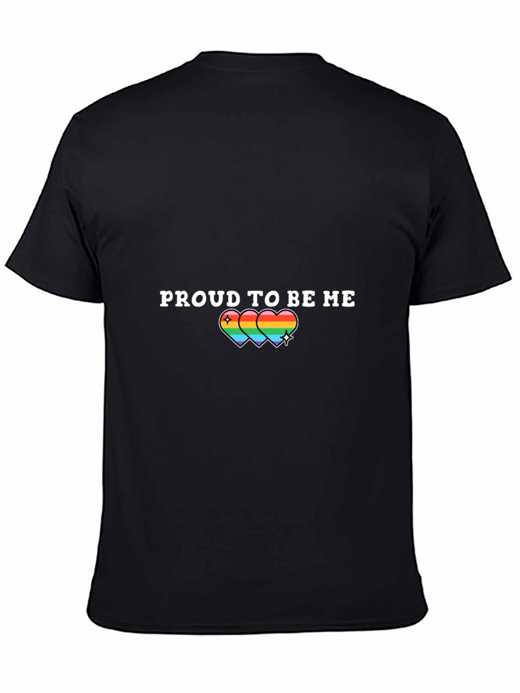 Proud to Be Me Rainbow Heart T-Shirt
