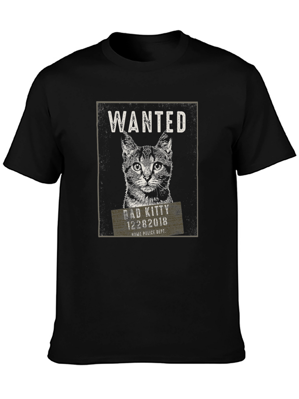 Bad Kitty Wanted T-Shirt