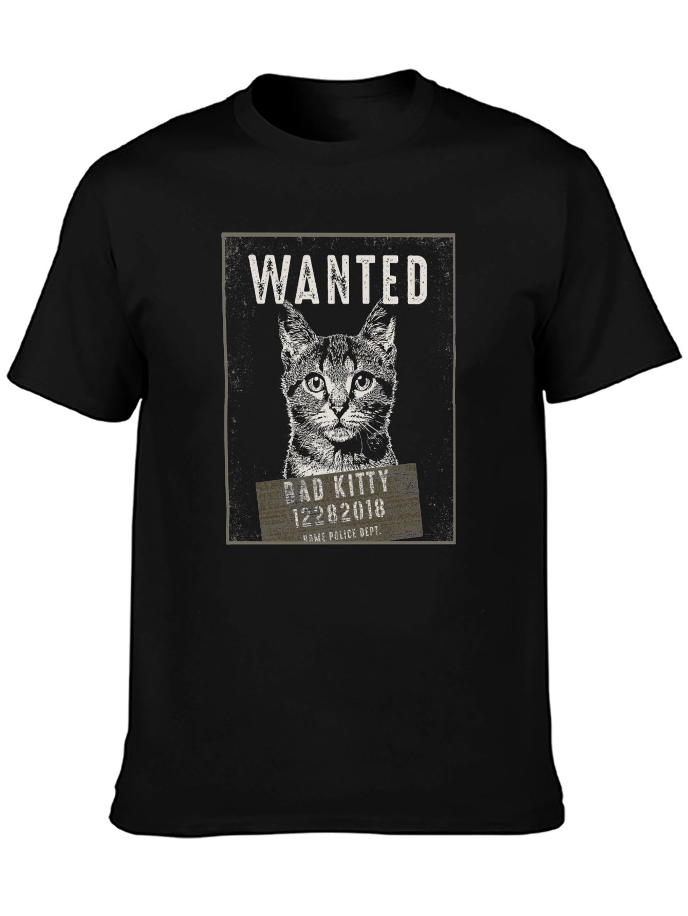 Bad Kitty Wanted T-Shirt