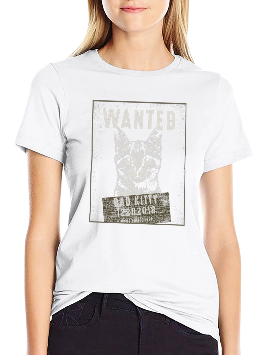 Bad Kitty Wanted T-Shirt