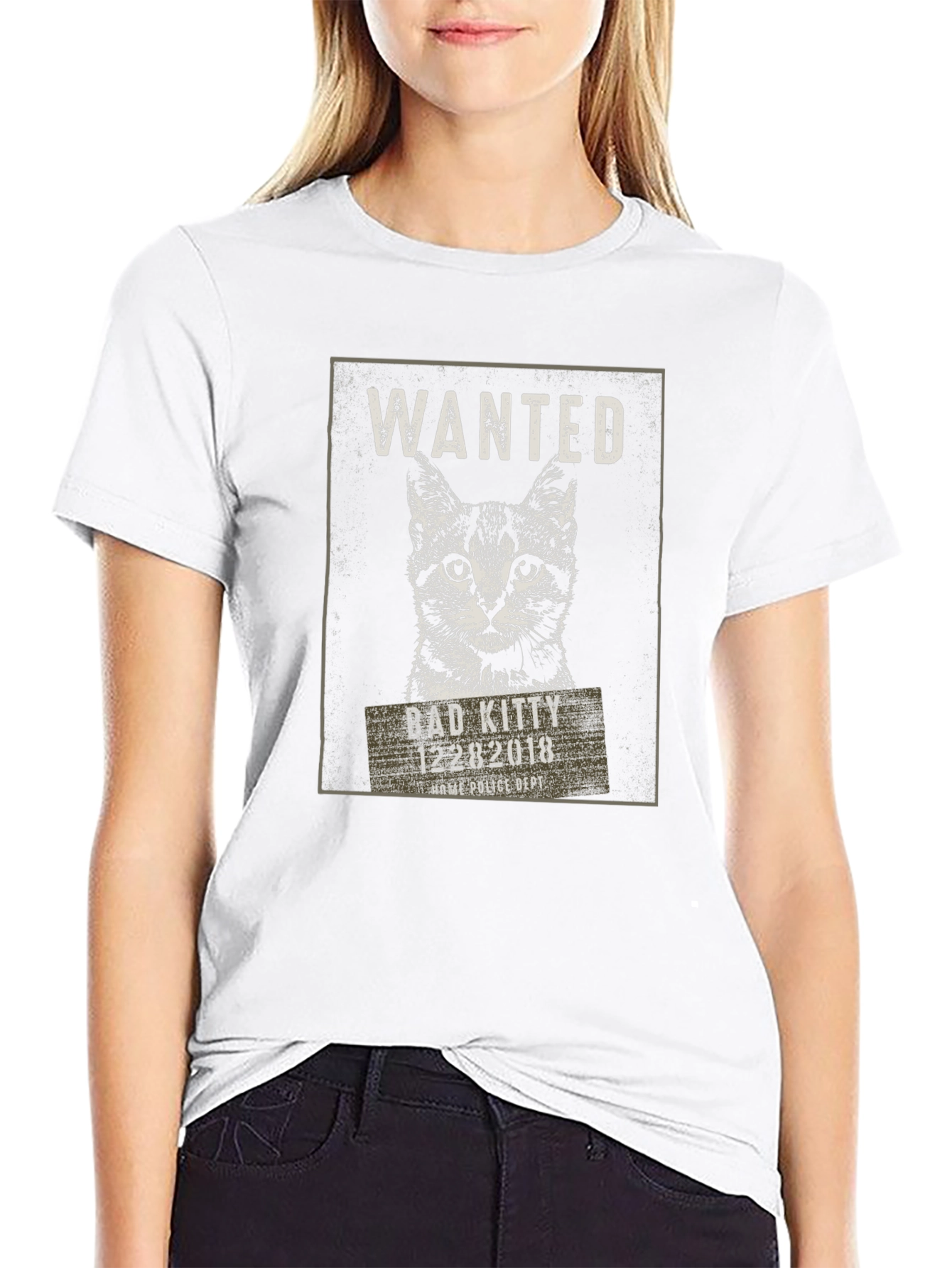Bad Kitty Wanted T-Shirt