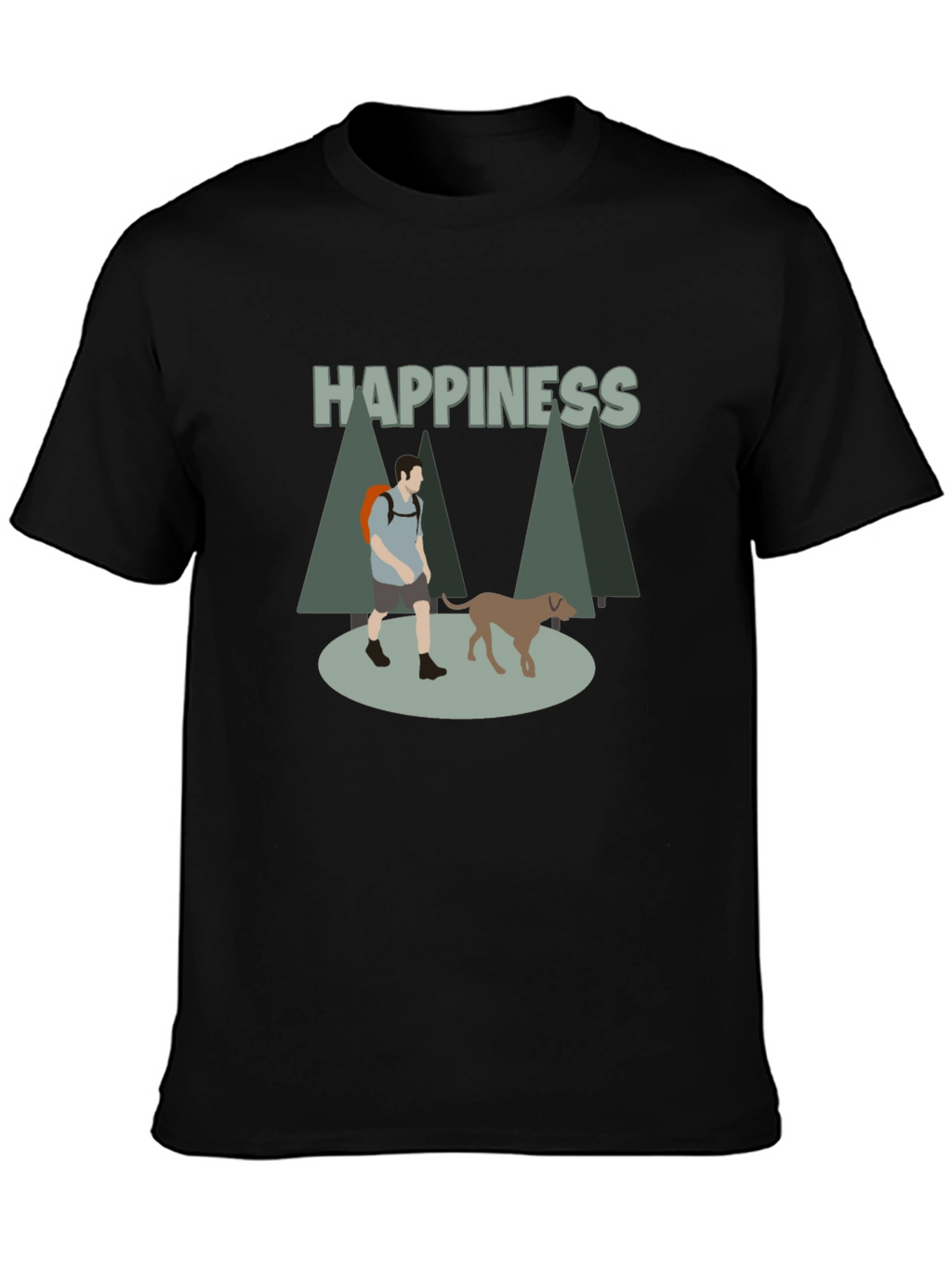 Happiness Hiking T-Shirt for Men