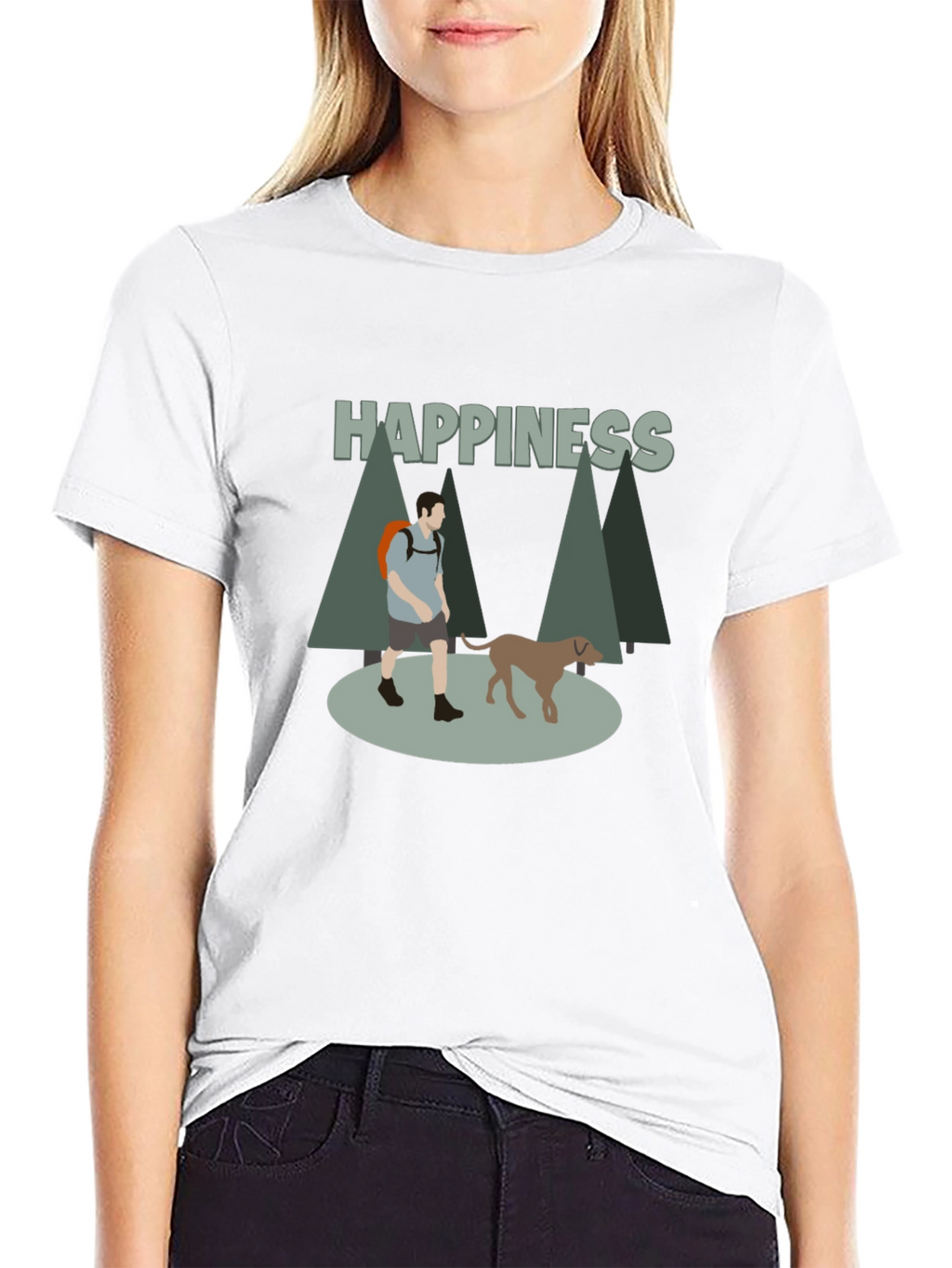 Happiness Hiking T-Shirt for Men